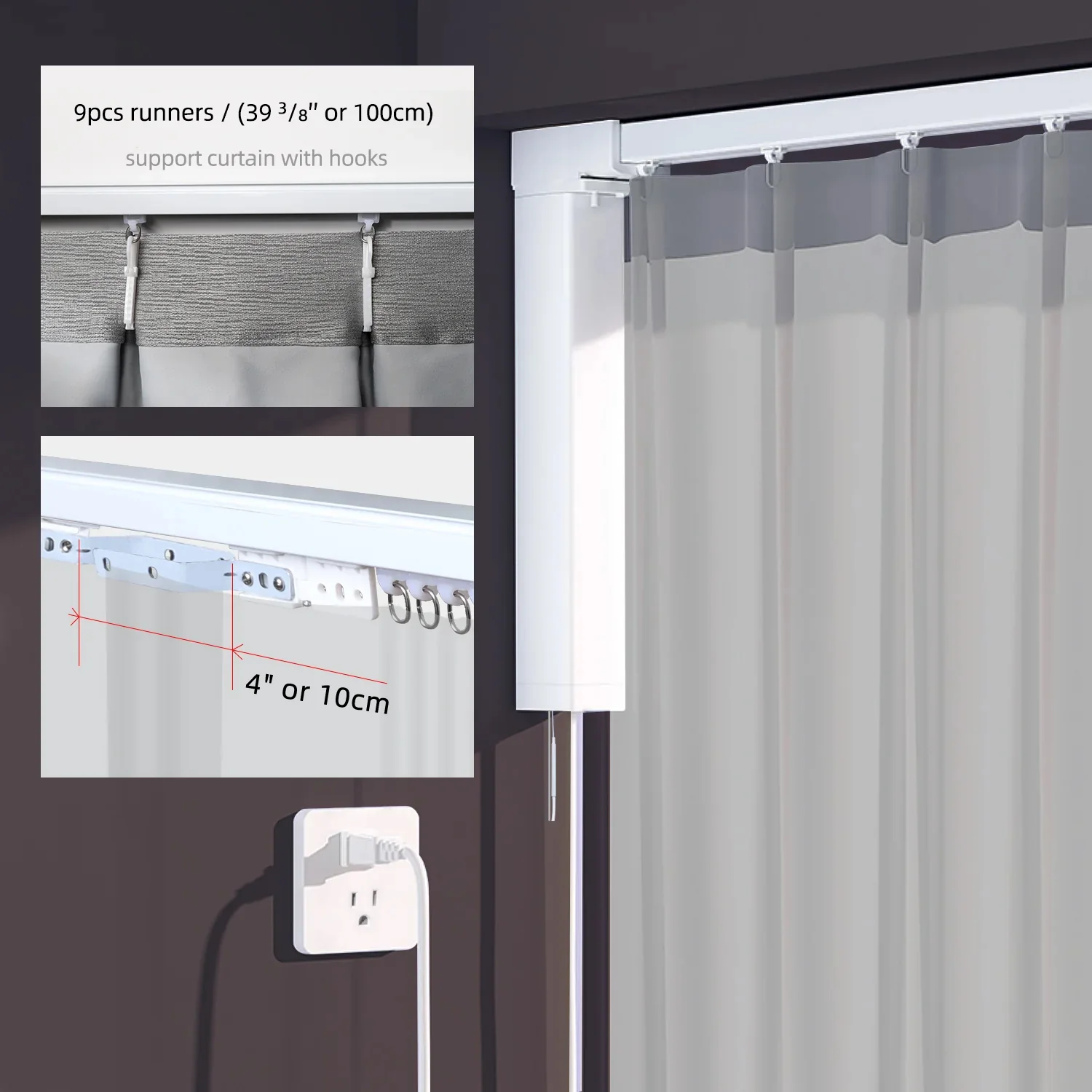 SmartWings Motorized Drapery 90% Blackout - Image 11